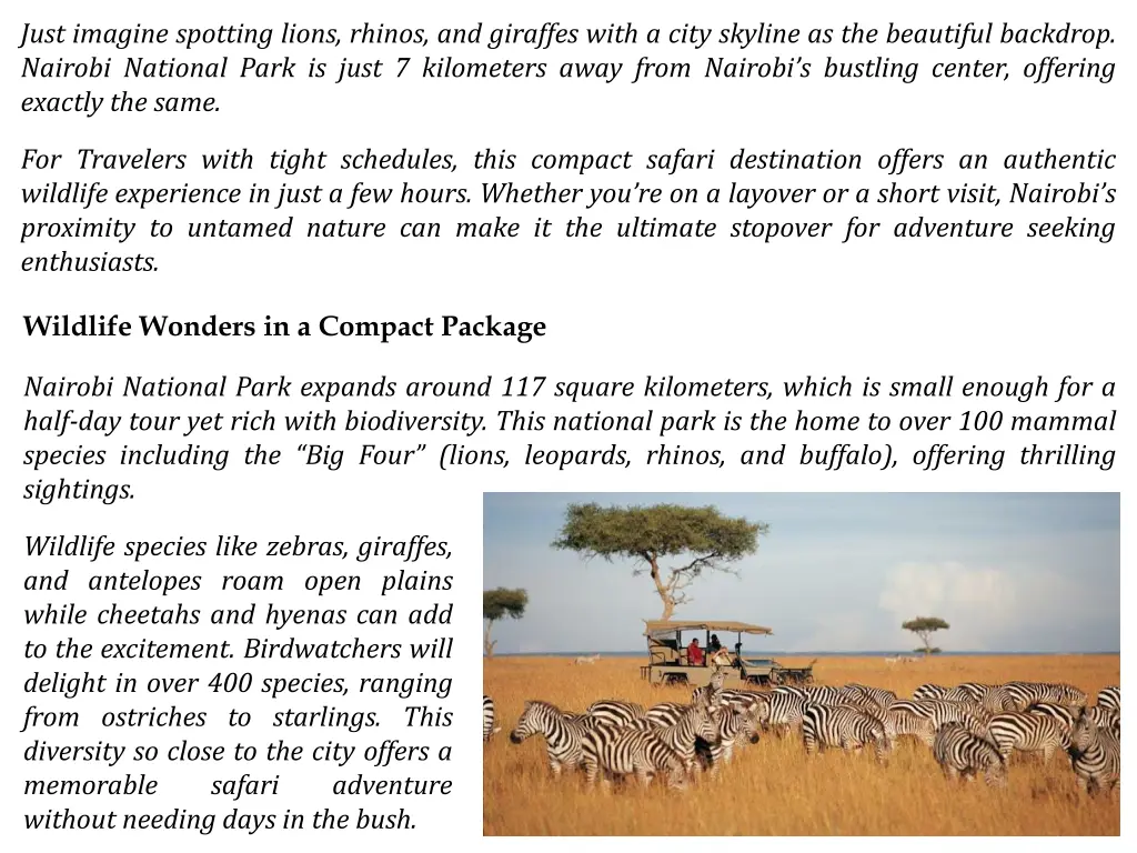 just imagine spotting lions rhinos and giraffes