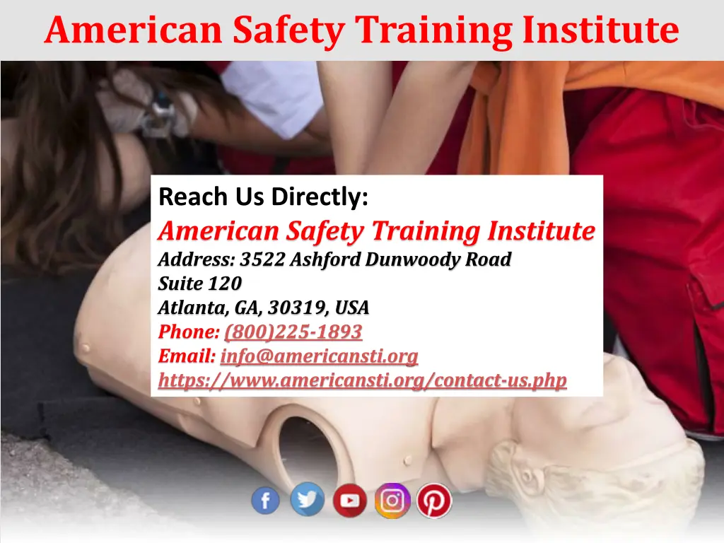 american safety training institute