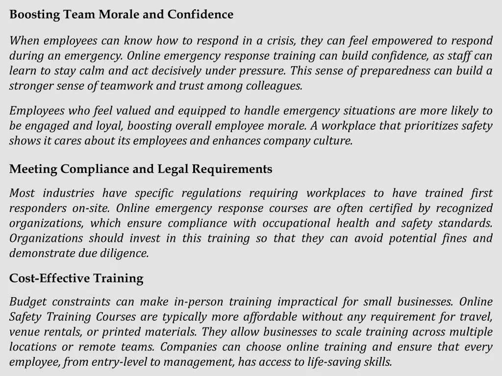 boosting team morale and confidence