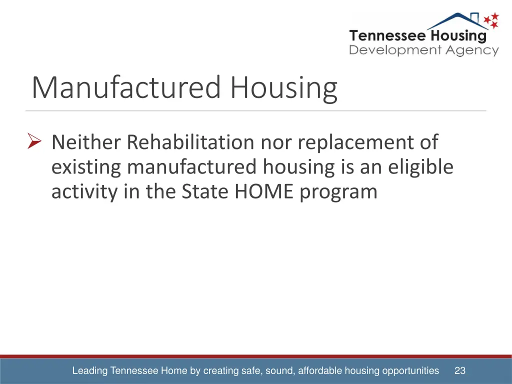 manufactured housing