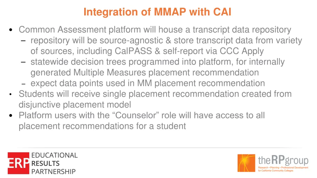 integration of mmap with cai