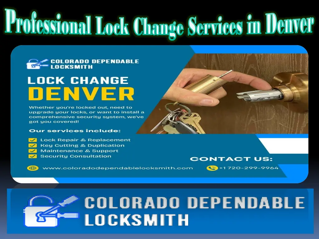 professional lock change services in denver 1