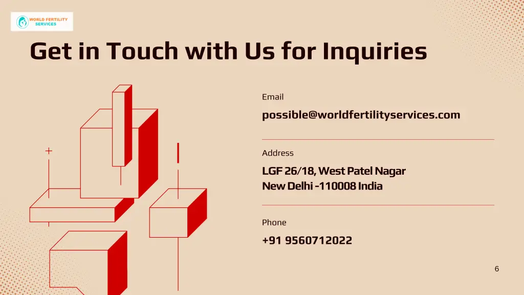 get in touch with us for inquiries