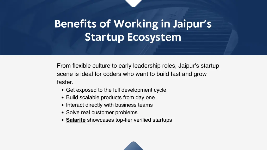 benefits of working in jaipur s startup ecosystem