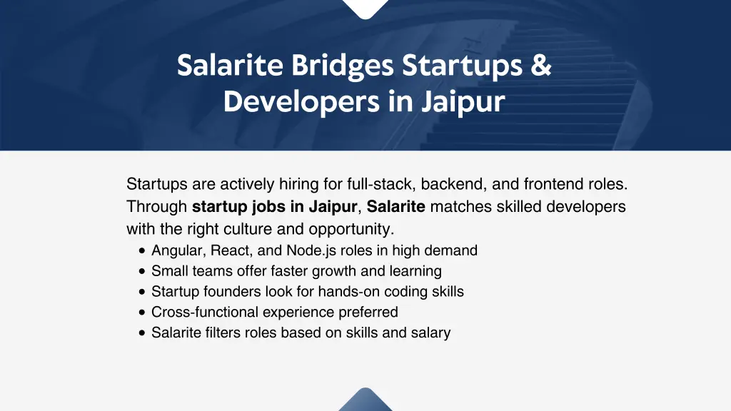 salarite bridges startups developers in jaipur