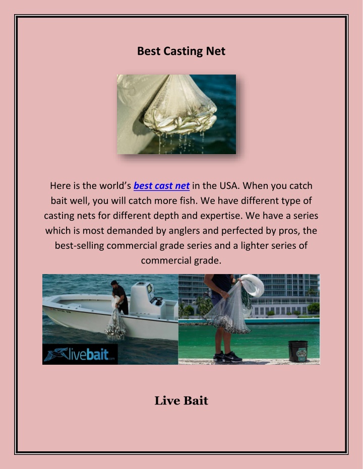 best casting net
