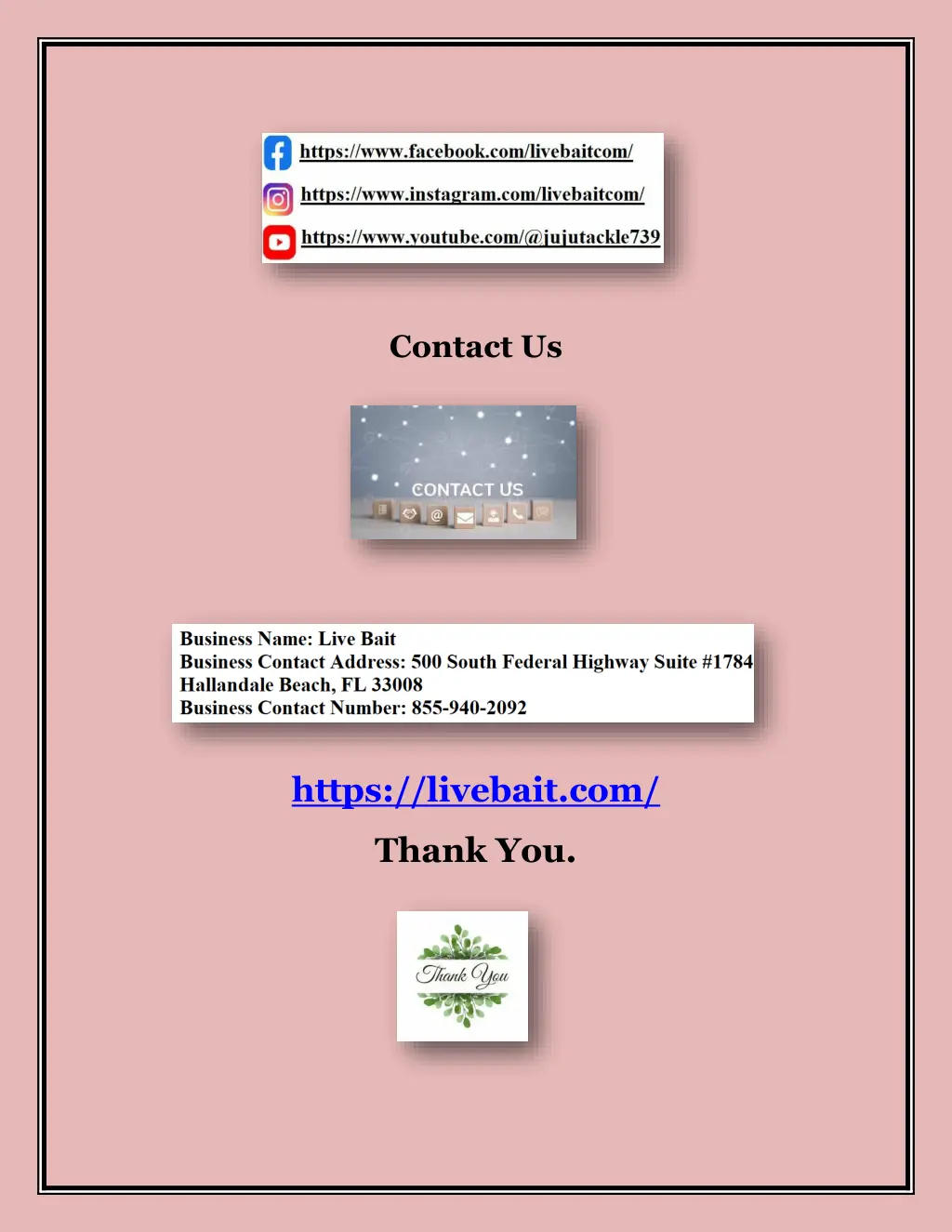 contact us