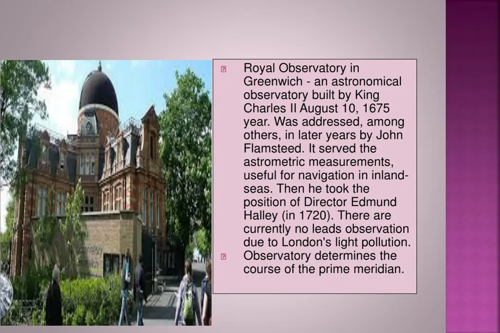 royal observatory in greenwich an astronomical