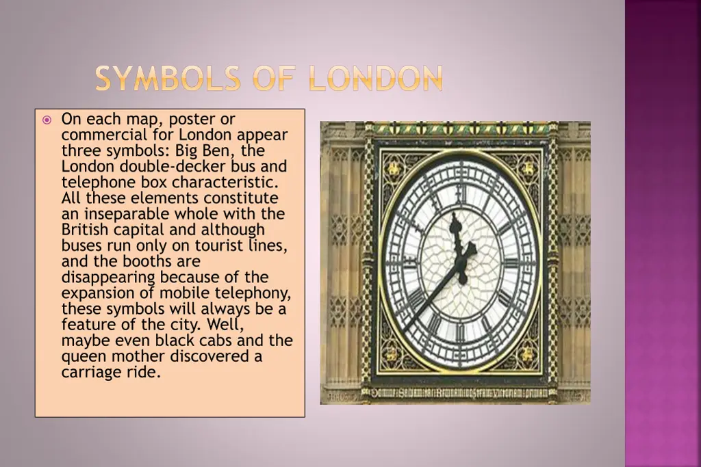 symbols of london