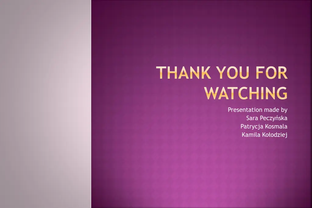 thank you for watching