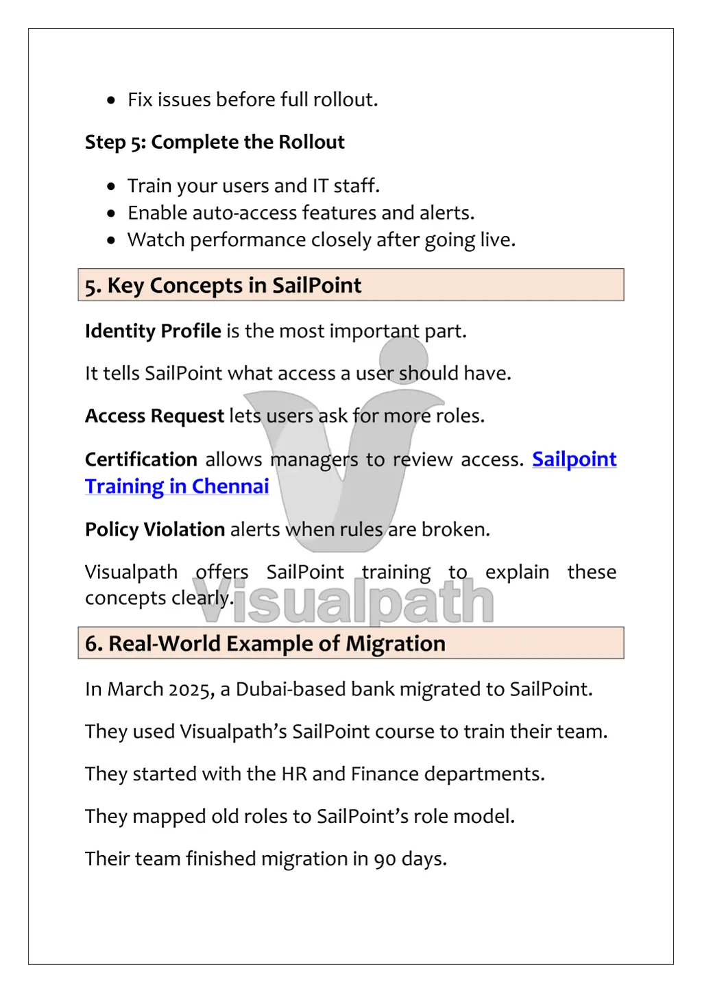 fix issues before full rollout