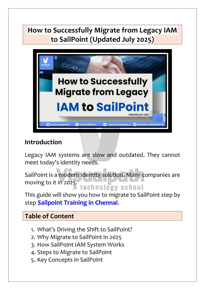 how to successfully migrate from legacy