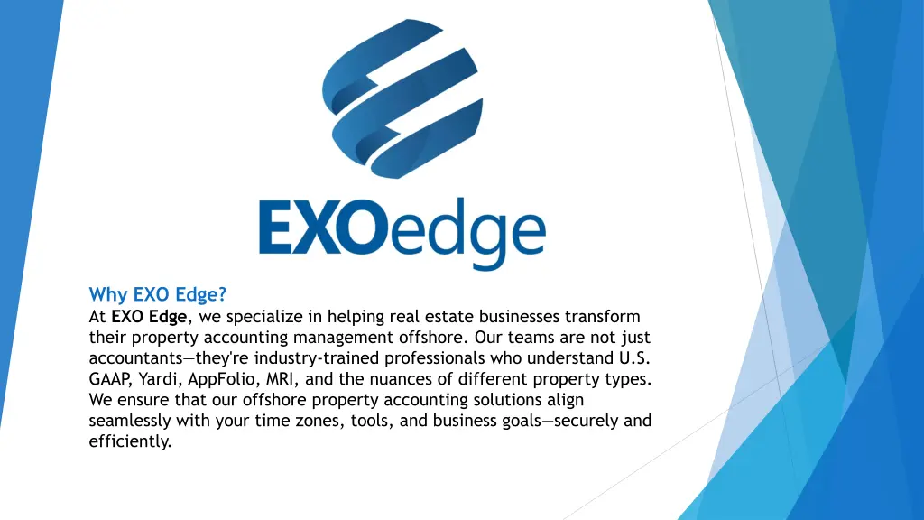 why exo edge at exo edge we specialize in helping