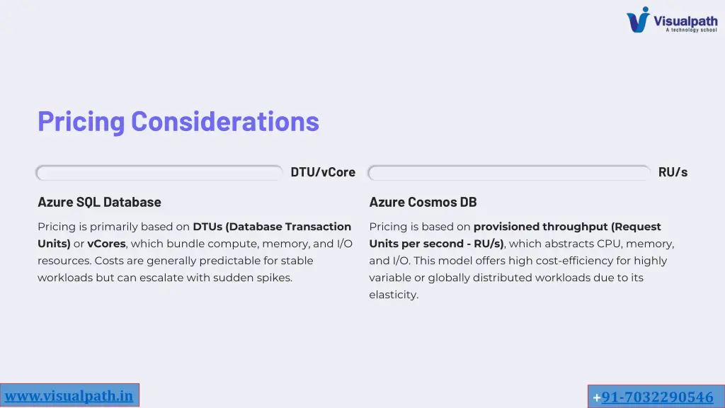 pricing considerations