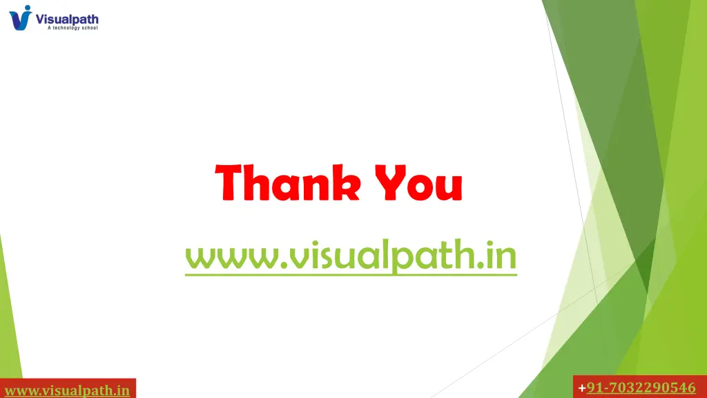 thank you www visualpath in