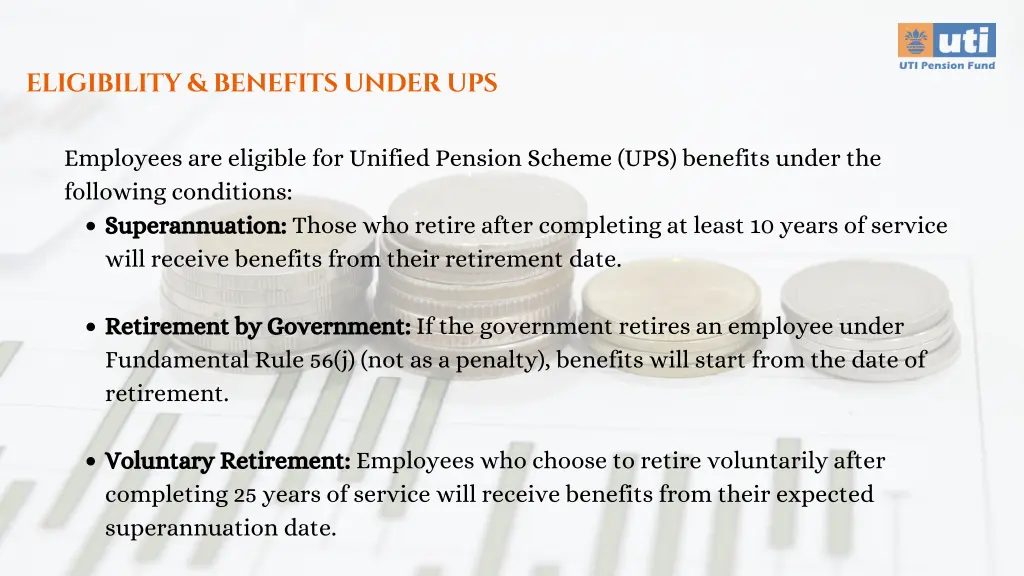 eligibility benefits under ups