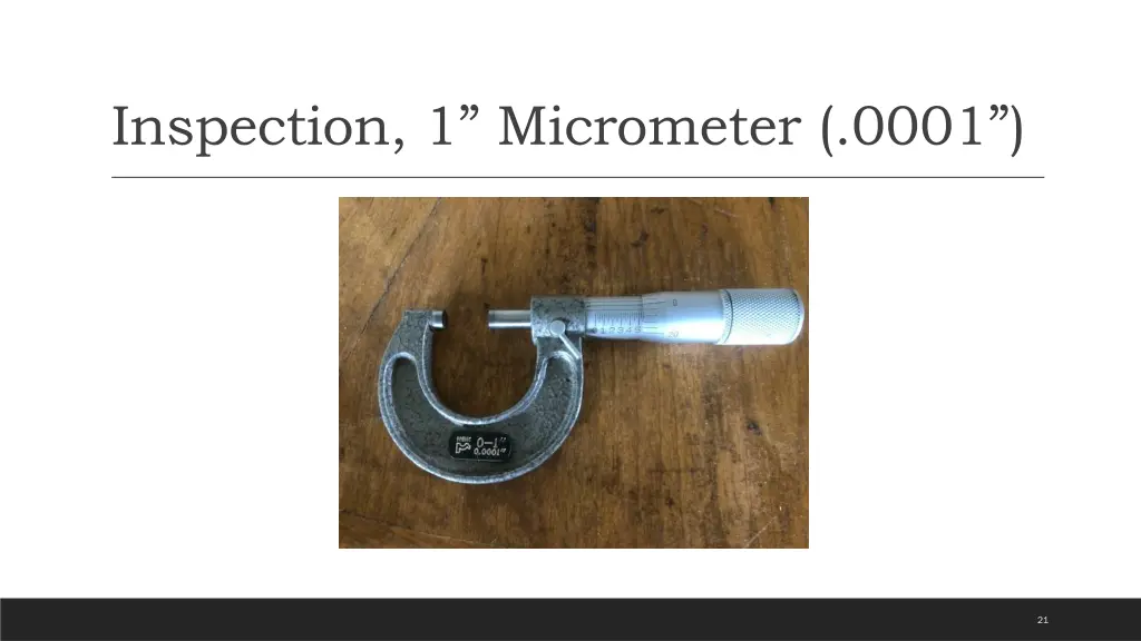 inspection 1 micrometer 0001