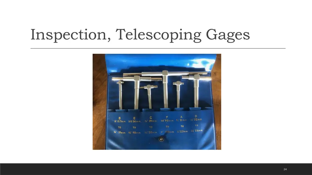 inspection telescoping gages