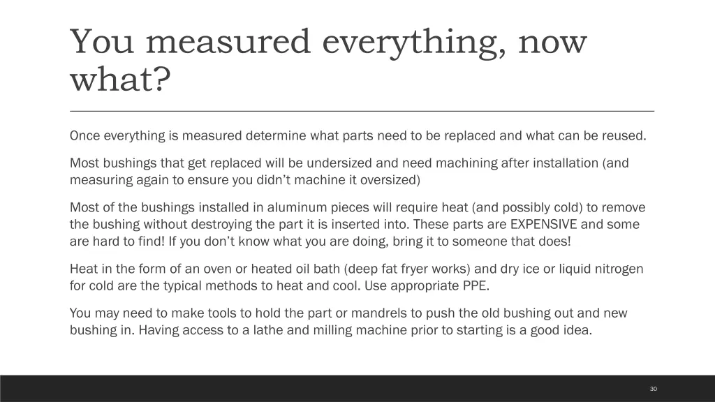 you measured everything now what