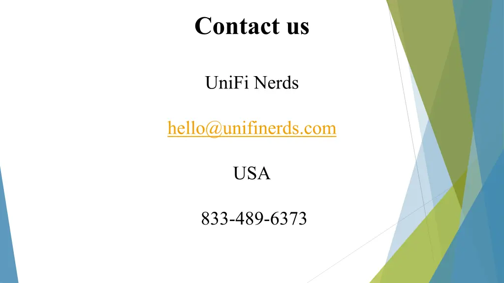 contact us