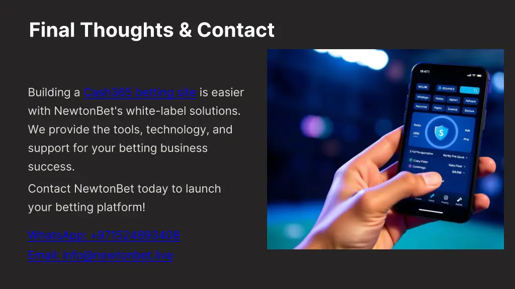 final thoughts contact