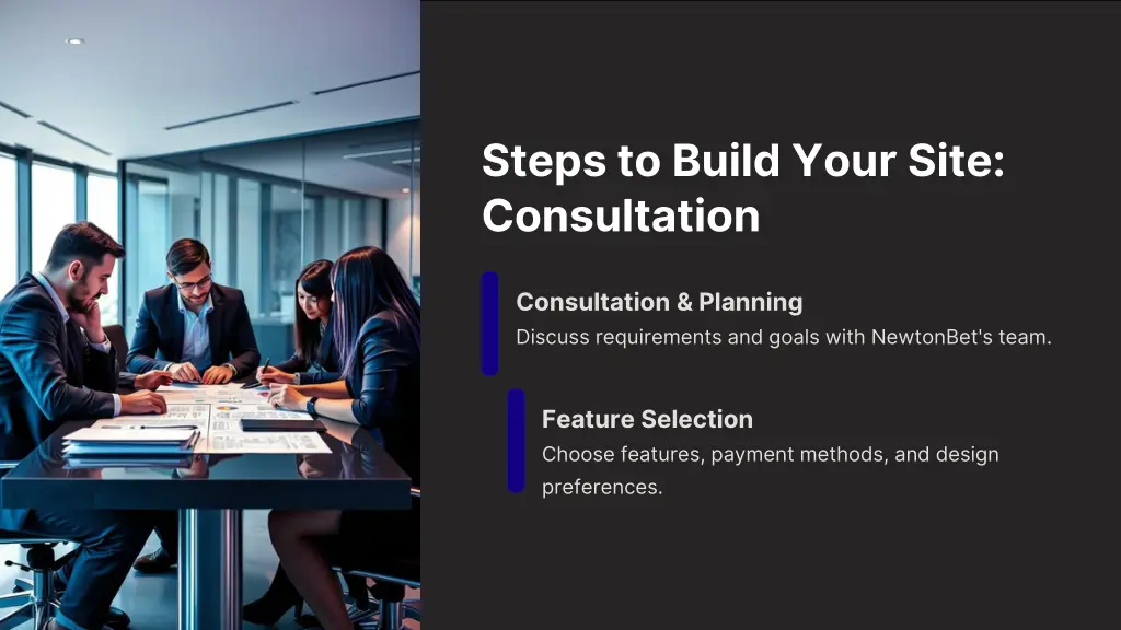 steps to build your site consultation