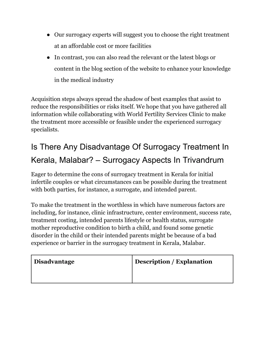 our surrogacy experts will suggest you to choose