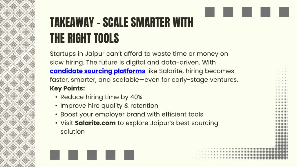 takeaway scale smarter with the right tools