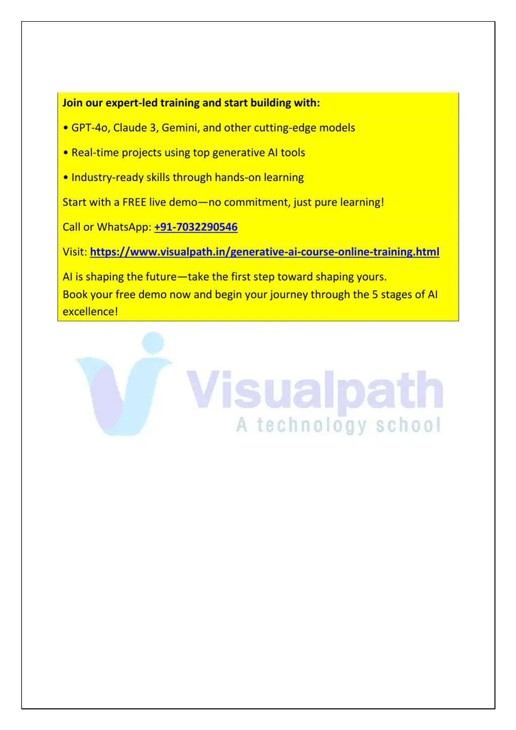 join our expert led training and start building