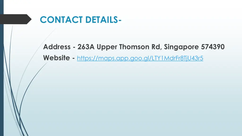contact details