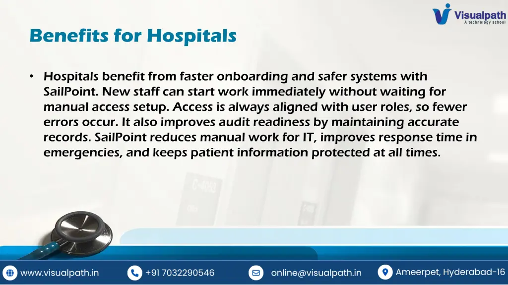 benefits for hospitals