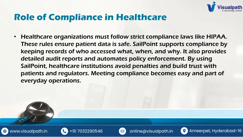 role of compliance in healthcare