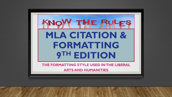 mla citation formatting 9 th edition