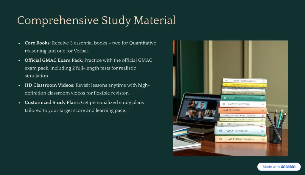 comprehensive study material