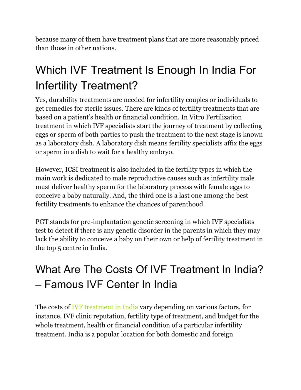 because many of them have treatment plans that