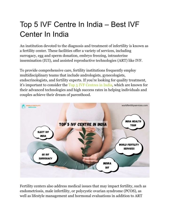 top 5 ivf centre in india best ivf center