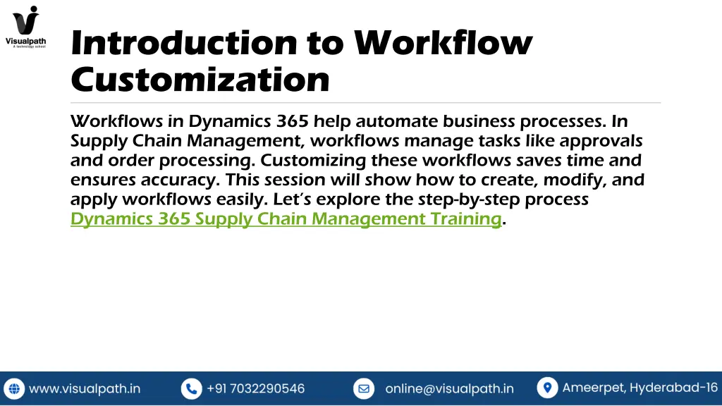 introduction to workflow customization