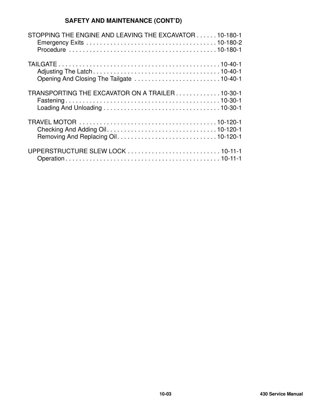 safety and maintenance cont d 1
