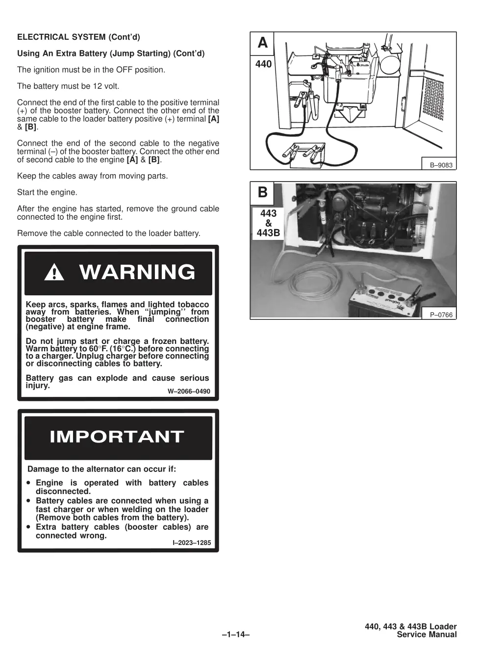 electrical system cont d