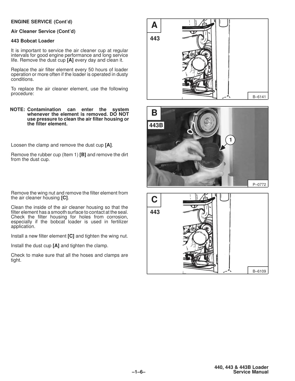 engine service cont d