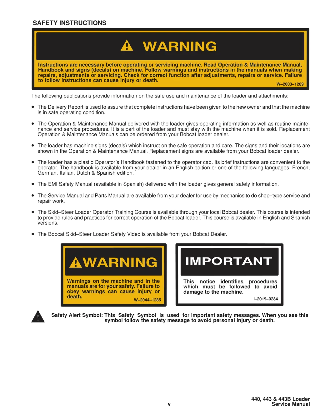 safety instructions