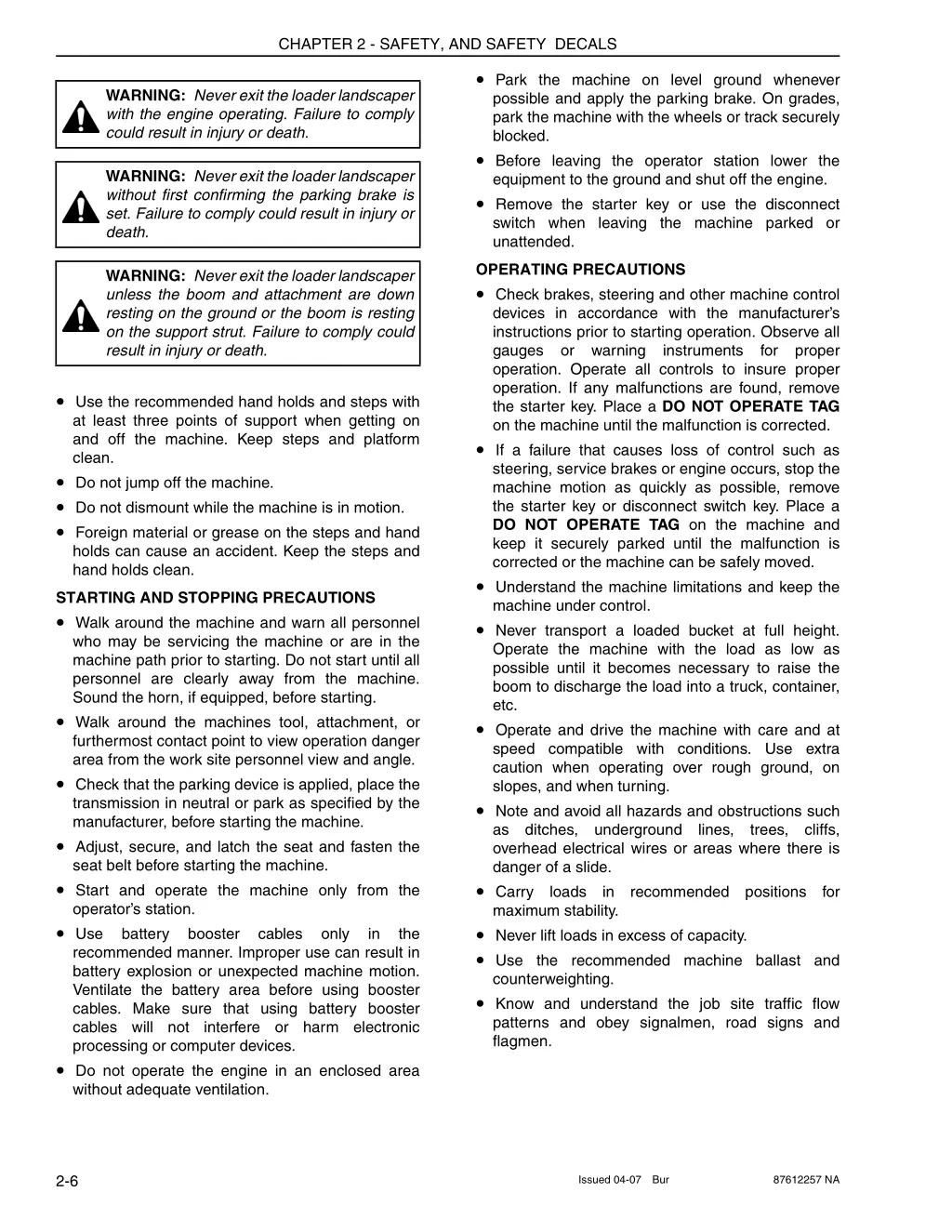 chapter 2 safety and safety decals 4