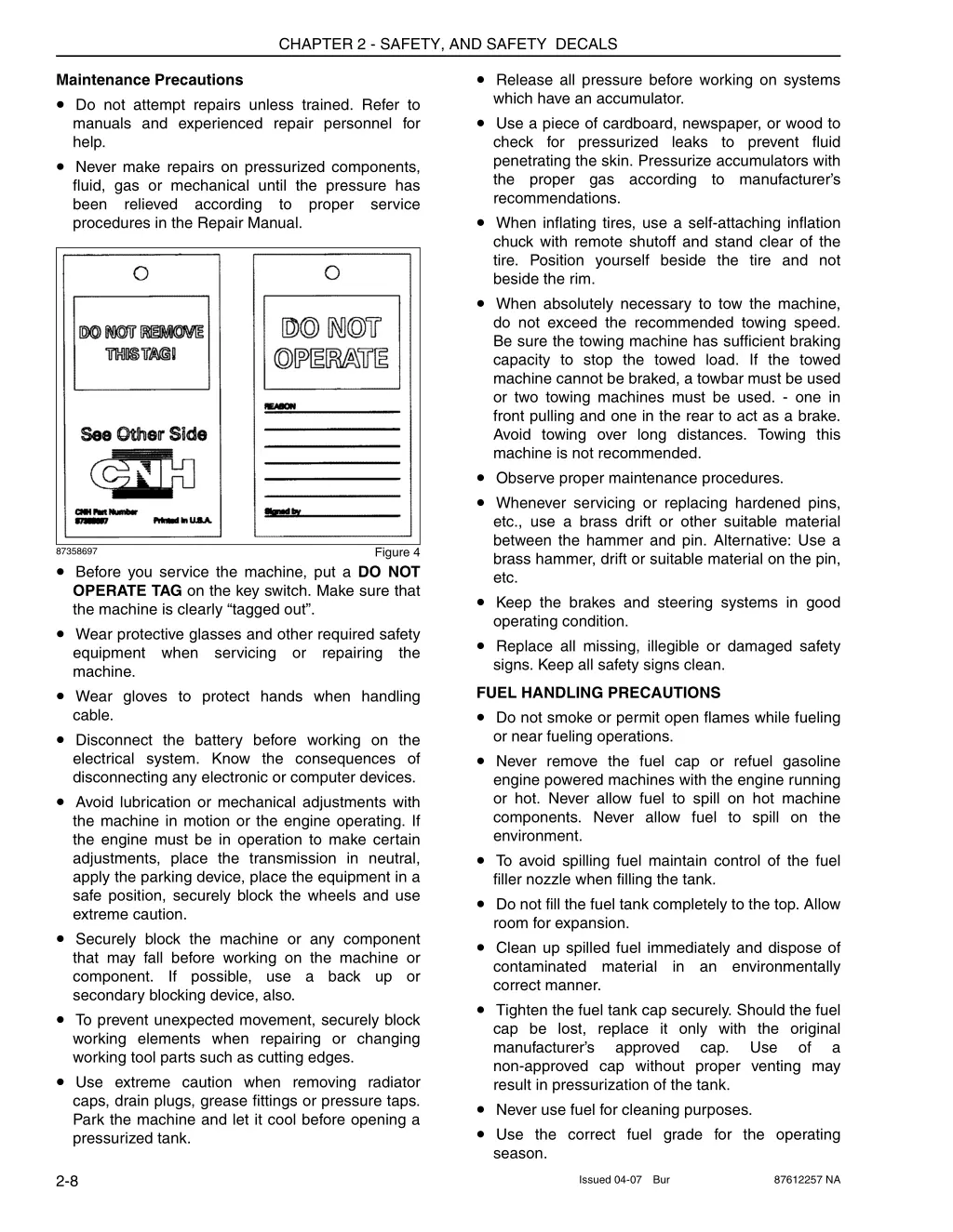 chapter 2 safety and safety decals 6
