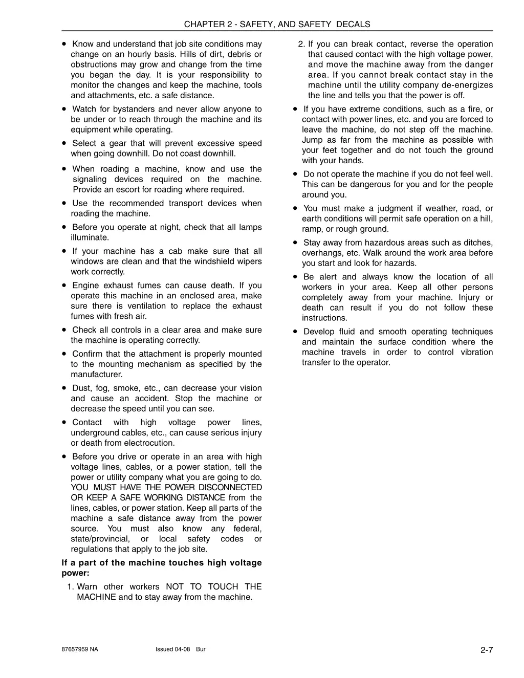 chapter 2 safety and safety decals 5