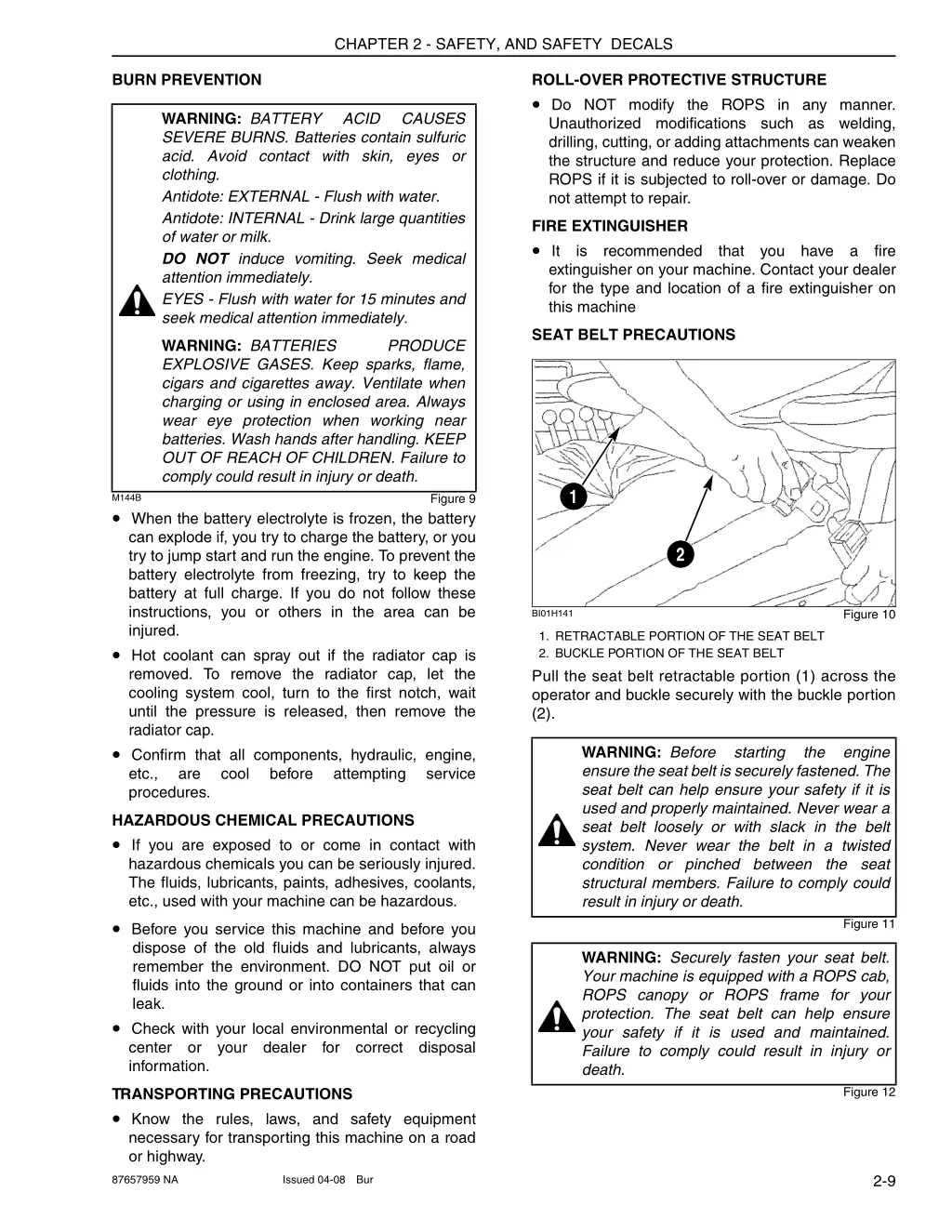chapter 2 safety and safety decals 7