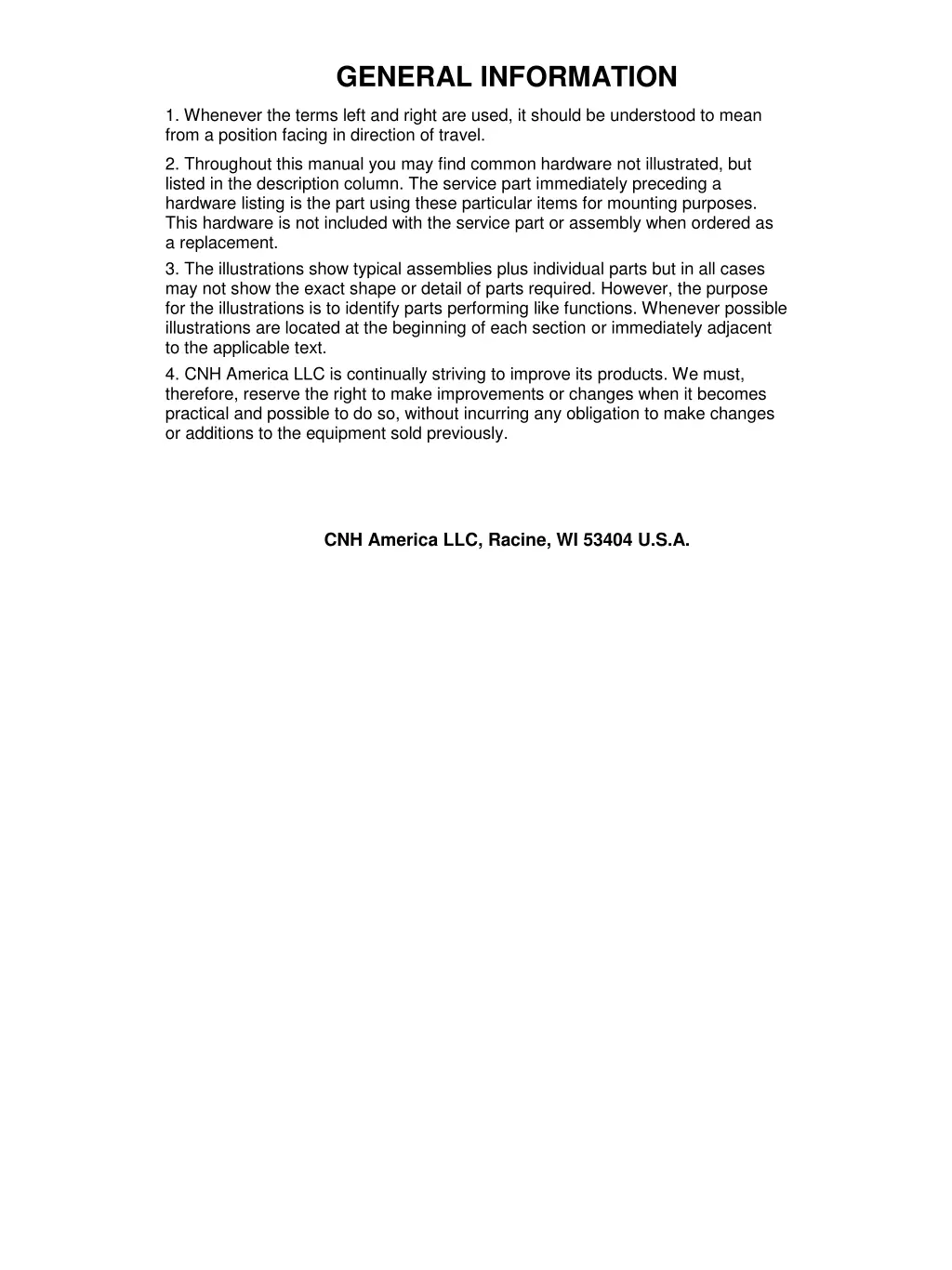 general information 1 whenever the terms left