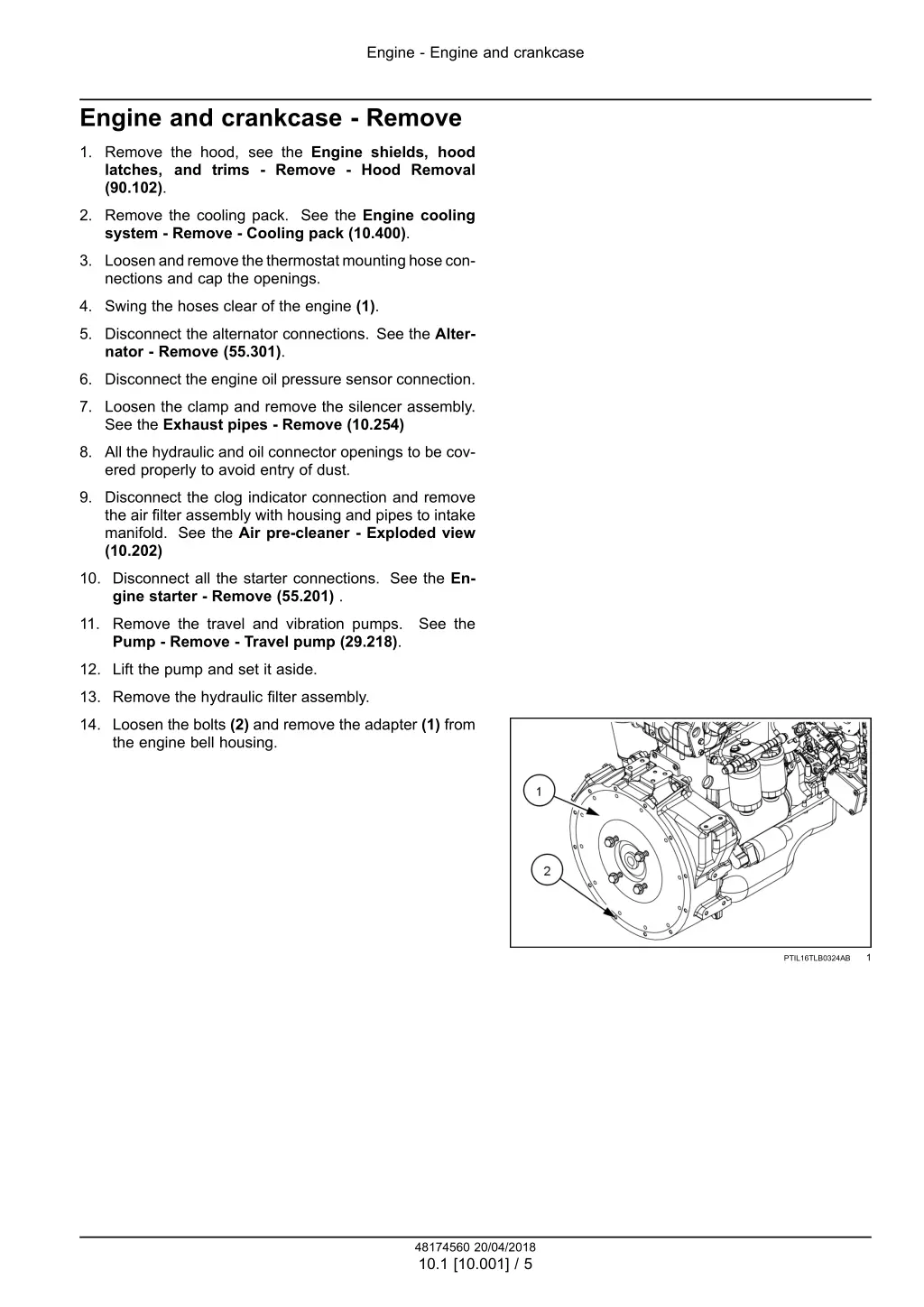 engine engine and crankcase 2