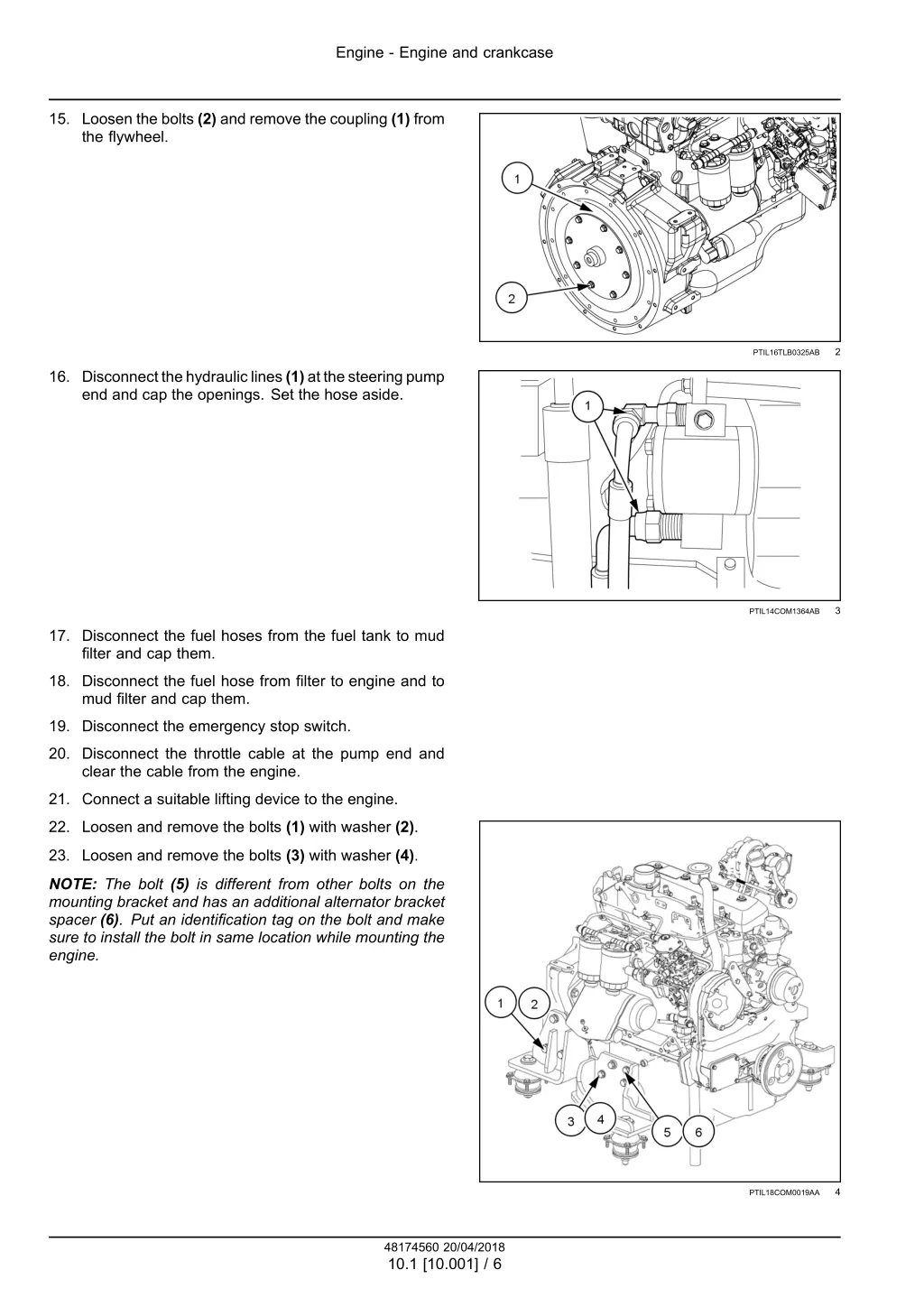engine engine and crankcase 3