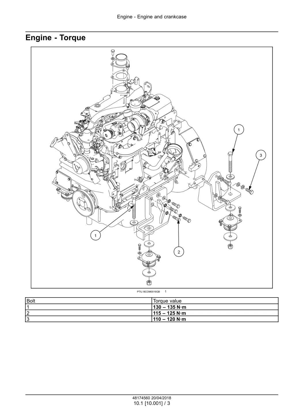 engine engine and crankcase