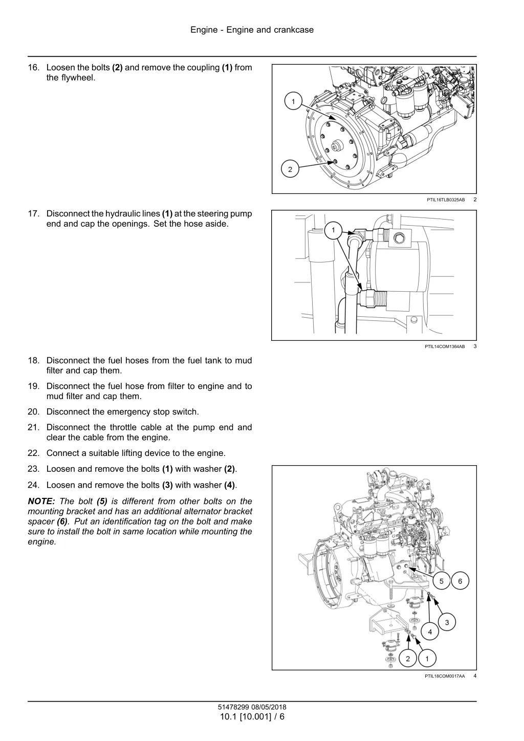 engine engine and crankcase 3